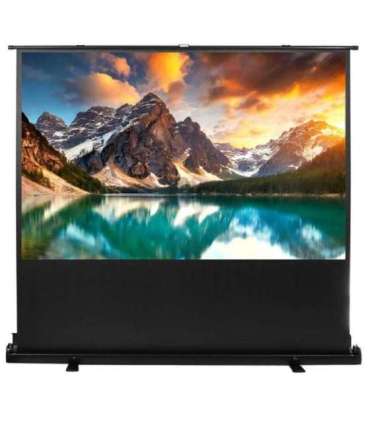 Maclean MC-211 Portable Projection Screen, Compact, Floor, 100", 4:3
