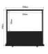 Maclean MC-213 Portable Projection Screen, Compact, Floor, 100", 16:10