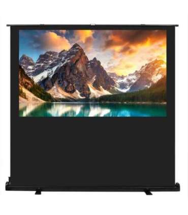 Maclean MC-212 Portable Projection Screen, Compact, Floor, 80", 16:10