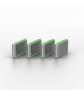 USB PORT TYPE-C BLOCKER 4PACK/GREEN 40426 LINDY