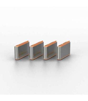 USB PORT TYPE-C BLOCKER 4PACK/ORANGE 40428 LINDY