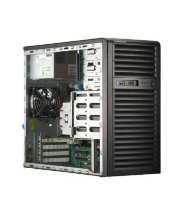 Supermicro SYS-531R-I PC/workstation barebone Mini-Tower Black Intel C262