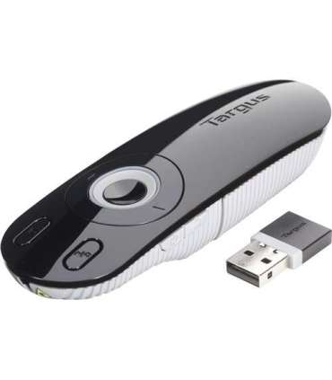 Targus Laser Presentation Remote Black, Grey Plastic Weight 57 g