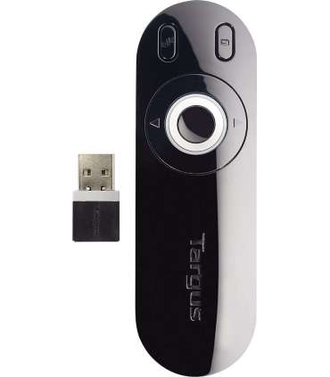 Targus Laser Presentation Remote Black, Grey Plastic Weight 57 g