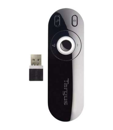 Targus Laser Presentation Remote Black, Grey Plastic Weight 57 g