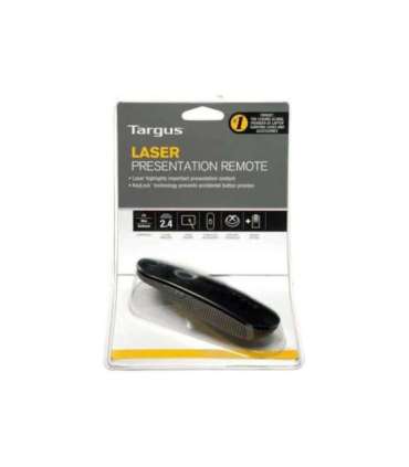 Targus Laser Presentation Remote Black, Grey Plastic Weight 57 g