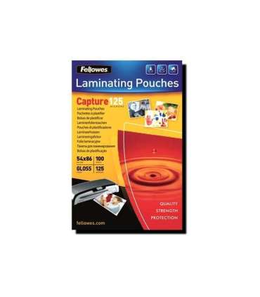Fellowes Laminating Pouch PREMIUM A4 Glossy Thickness: 125 micron, Qty Per Pack: 100 pcs Ideal for notices,
