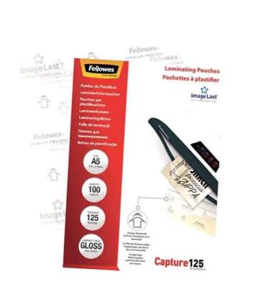 Fellowes Laminating Pouch A3 Glossy Thickness: 125 micron, Qty Per Pack: 100 pcs Ideal for notices, craft