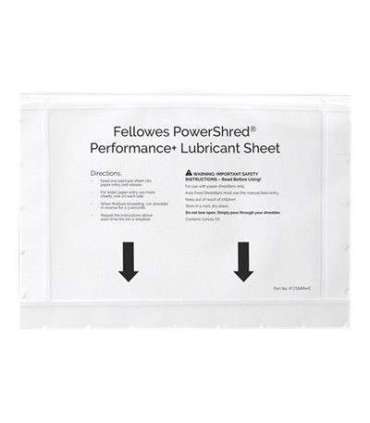 Fellowes Shredder oil sheets 10 pcs 4025601 Easy to use no spills and no mess Improves your shredders performance