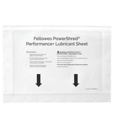 Fellowes Shredder oil sheets 10 pcs 4025601 Easy to use no spills and no mess Improves your shredders performance