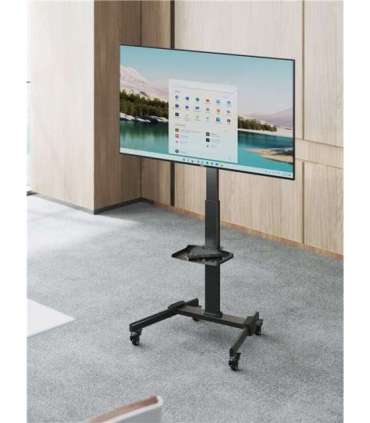 Goobay 59507 TV Presentation Stand Basic (Size L), Black