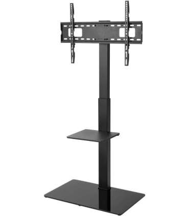 Goobay 58526 TV Floor Stand Basic (Size L), Black