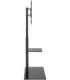 Goobay 58526 TV Floor Stand Basic (Size L), Black