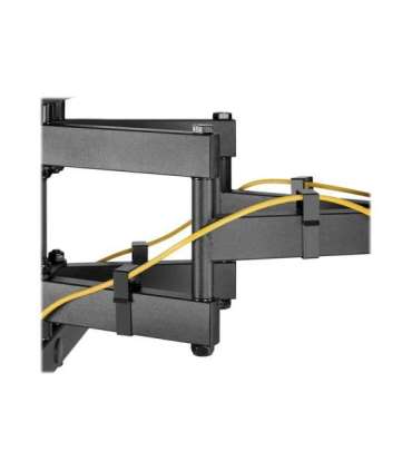 Goobay TV wall mount Pro FULLMOTION (XL), Black Goobay