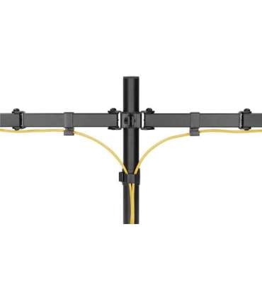 Goobay Dual Monitor Mount Flex, Black