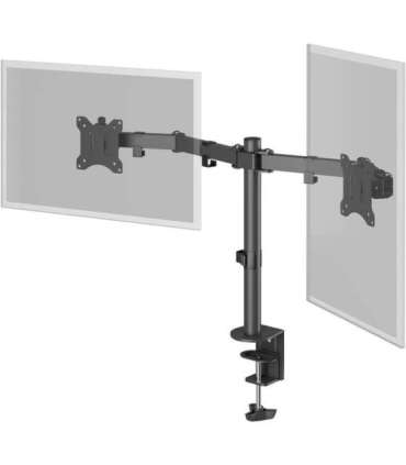 Goobay Dual Monitor Mount Flex, Black
