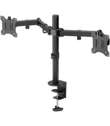 Goobay Dual Monitor Mount Flex, Black