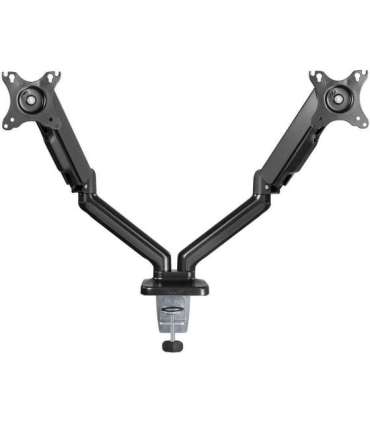 Goobay Double Monitor Mount with Gas Spring, Black