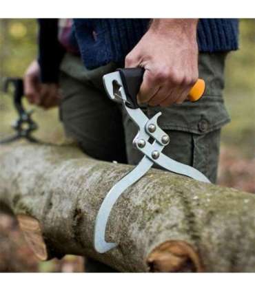 Fiskars Log Tong WoodXpert 303mm black orange (1003625)