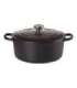 Le Creuset Signature Roaster round 24cm black Schwarz (21177240000430)
