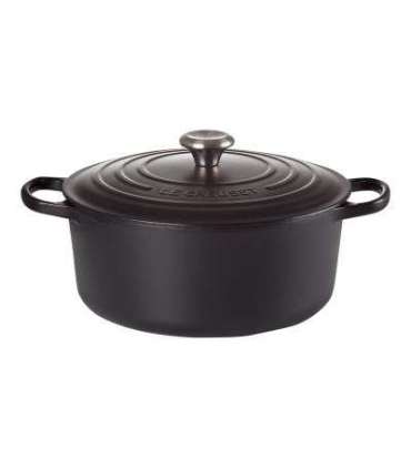 Le Creuset Signature Roaster round 24cm black Schwarz (21177240000430)
