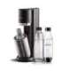 SodaStream Soda Maker DUO black Schwarz QC incl 1 Glas- Glas & 1 PET-Bottle PETBottle (1016812411)