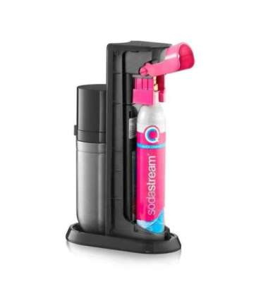 SodaStream Soda Maker DUO black Schwarz QC incl 1 Glas- Glas & 1 PET-Bottle PETBottle (1016812411)