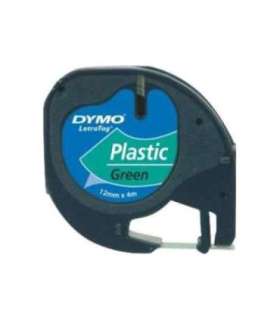 Dymo Schriftband 91204 Plastictape Green (S0721640)