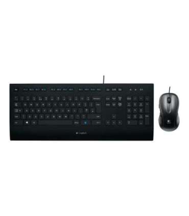 Logitech Keyboard K280e USB DE-Layout DELayout Black Schwarz (920-008669) (920008669)