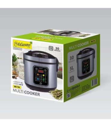 Maestro MR-794 multi cooker 5 L 900 W Black, Satin steel