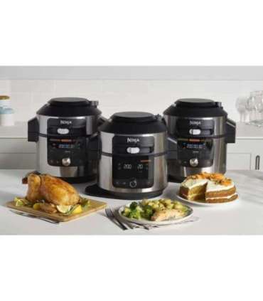Ninja OL750EU multi cooker 7.5 L 1760 W Black, Stainless steel