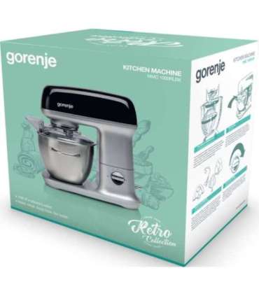 Gorenje MMC1000RLBK food processor 1000 W 4.5 L Black, Metallic