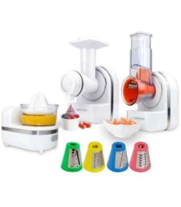 Esperanza EKM027 electric grater/spiralizer Plastic White