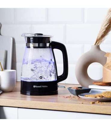 Russell Hobbs Kettle Classic Glass 1,7l black Schwarz 26080-70 2608070 (26080-70)