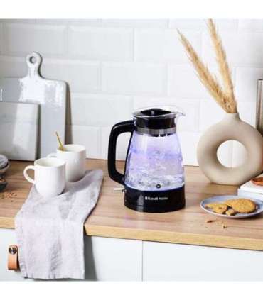 Russell Hobbs Kettle Classic Glass 1,7l black Schwarz 26080-70 2608070 (26080-70)
