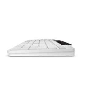 Lenovo 800 Self-Charging Bluetooth Keyboard-US English Keyboard Bluetooth US English White