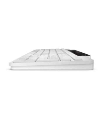 Lenovo 800 Self-Charging Bluetooth Keyboard-US English Keyboard Bluetooth US English White