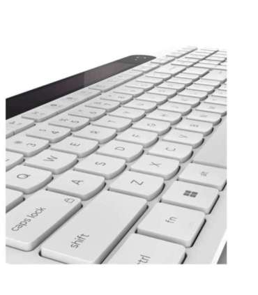 Lenovo 800 Self-Charging Bluetooth Keyboard-US English Keyboard Bluetooth US English White