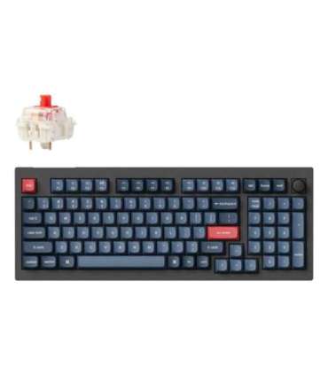 KEYCHRON V5 Max RGB - US Layout - Hot-Swappable Gateron Jupiter Red Wireless Keyboard