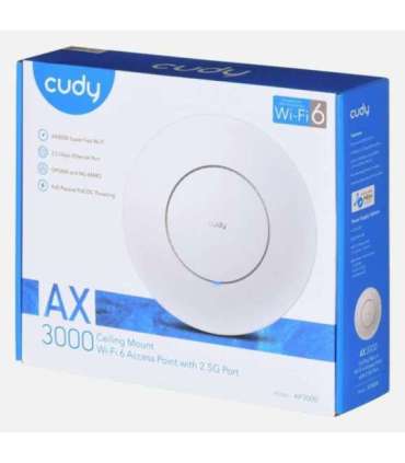 Cudy AP3000 wireless access point 2976 Mbit/s White Power over Ethernet (PoE)
