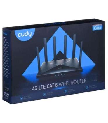 Cudy LT700 wireless router Gigabit Ethernet Dual-band (2.4 GHz / 5 GHz) 4G Black