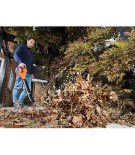 Black & Decker GWC1820PC cordless leaf blower 209 km/h Black, Orange 18 V Lithium