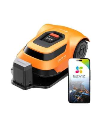 EZVIZ RM600 orange robotic lawn mower