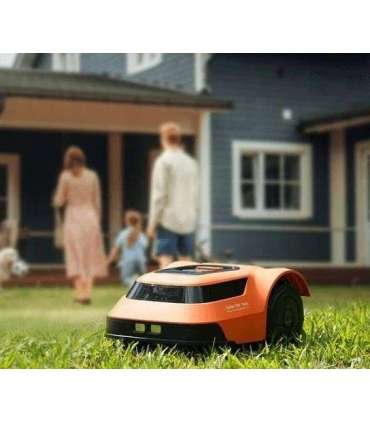 EZVIZ RM600 orange robotic lawn mower