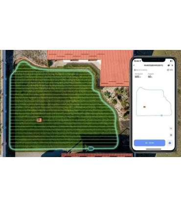 EZVIZ RM600 orange robotic lawn mower