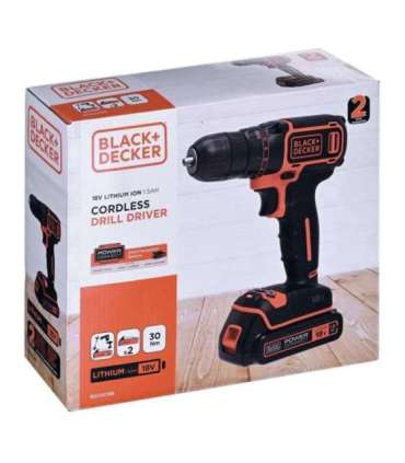 Black & Decker BDCDC18 drill 650 RPM Black, Orange