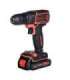 Black & Decker BDCDC18 drill 650 RPM Black, Orange