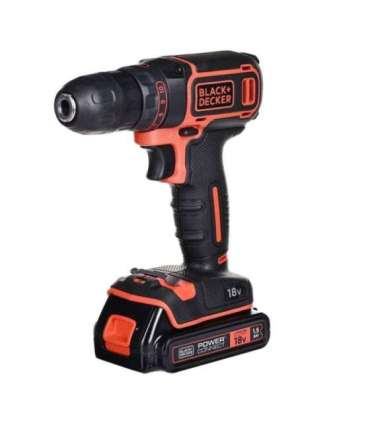 Black & Decker BDCDC18 drill 650 RPM Black, Orange