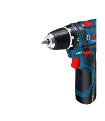 Bosch Akku-Bohrschrauber 12 V Li-Ion 1300 RPM Black, Blue, Red
