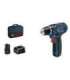 Bosch Akku-Bohrschrauber 12 V Li-Ion 1300 RPM Black, Blue, Red